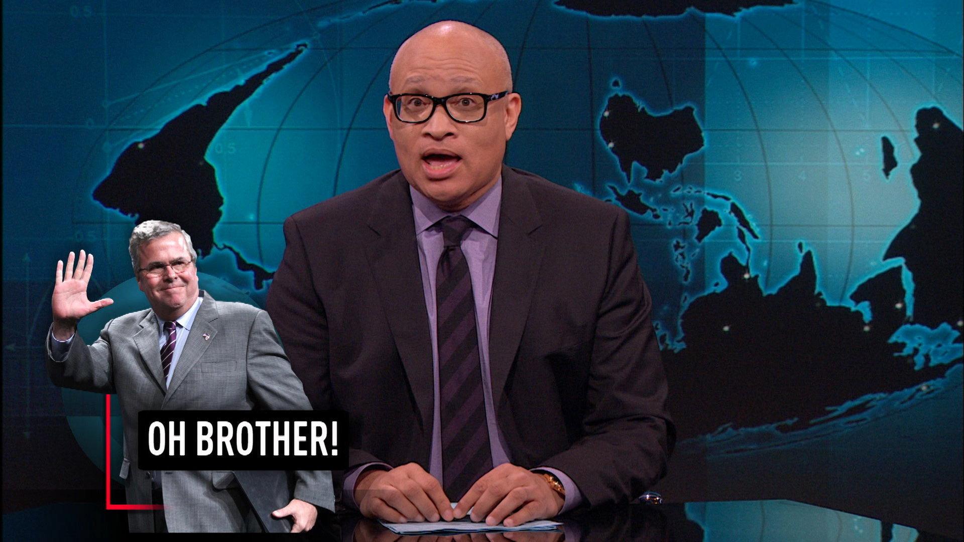Still from Student vs Jeb Bush & “Mad Men” Finale