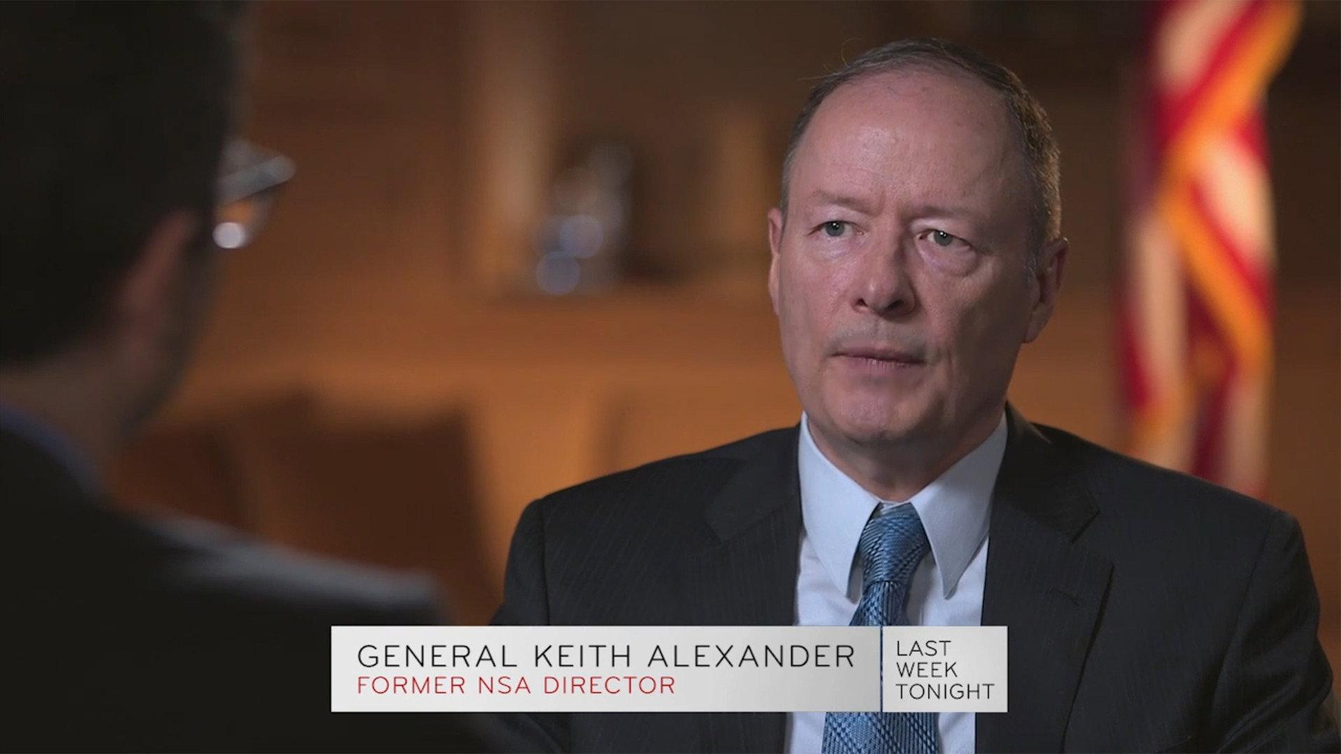 Still from General Keith Alexander Extended Interview