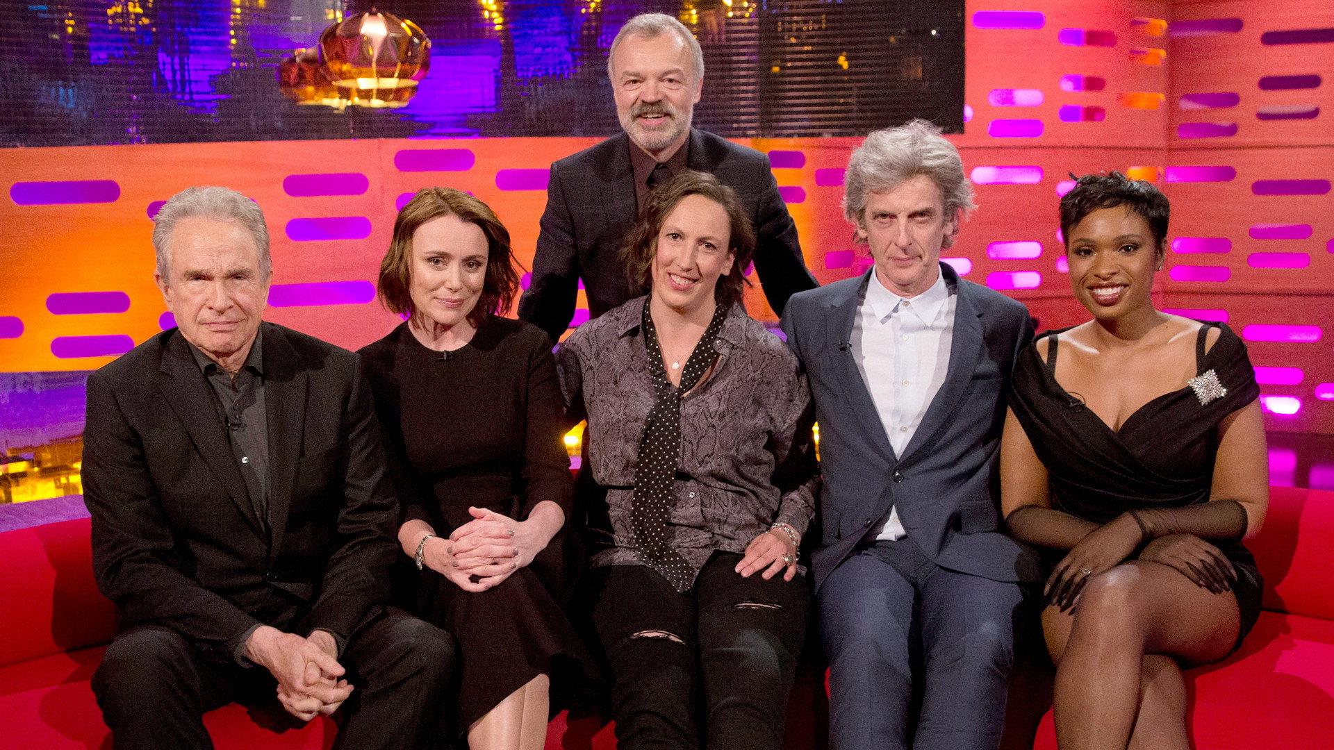 Still from Warren Beatty, Miranda Hart, Keeley Hawes, Peter Capaldi, Jennifer Hudson