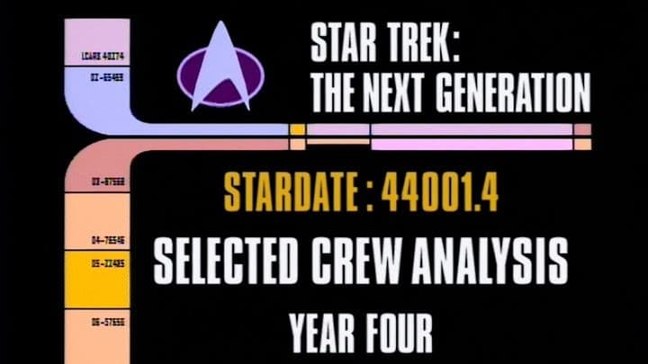 Still from Archival Mission Log: Year Four - Selected Crew Analysis