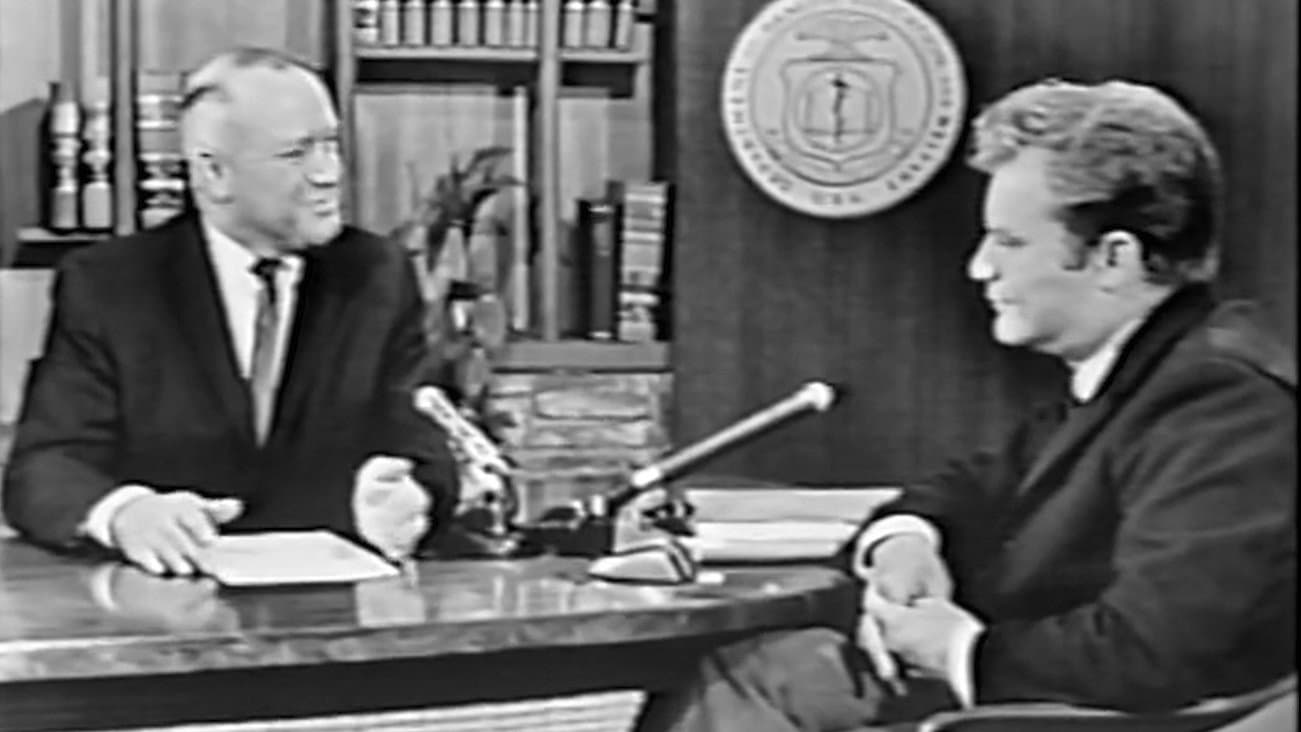 Still from Archival Interview with Vic Morrow