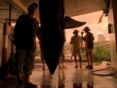 Still from Wet Foot/Dry Foot