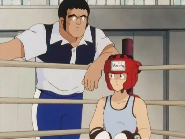 Still from What? Tender Tat-chan's boxer status!?