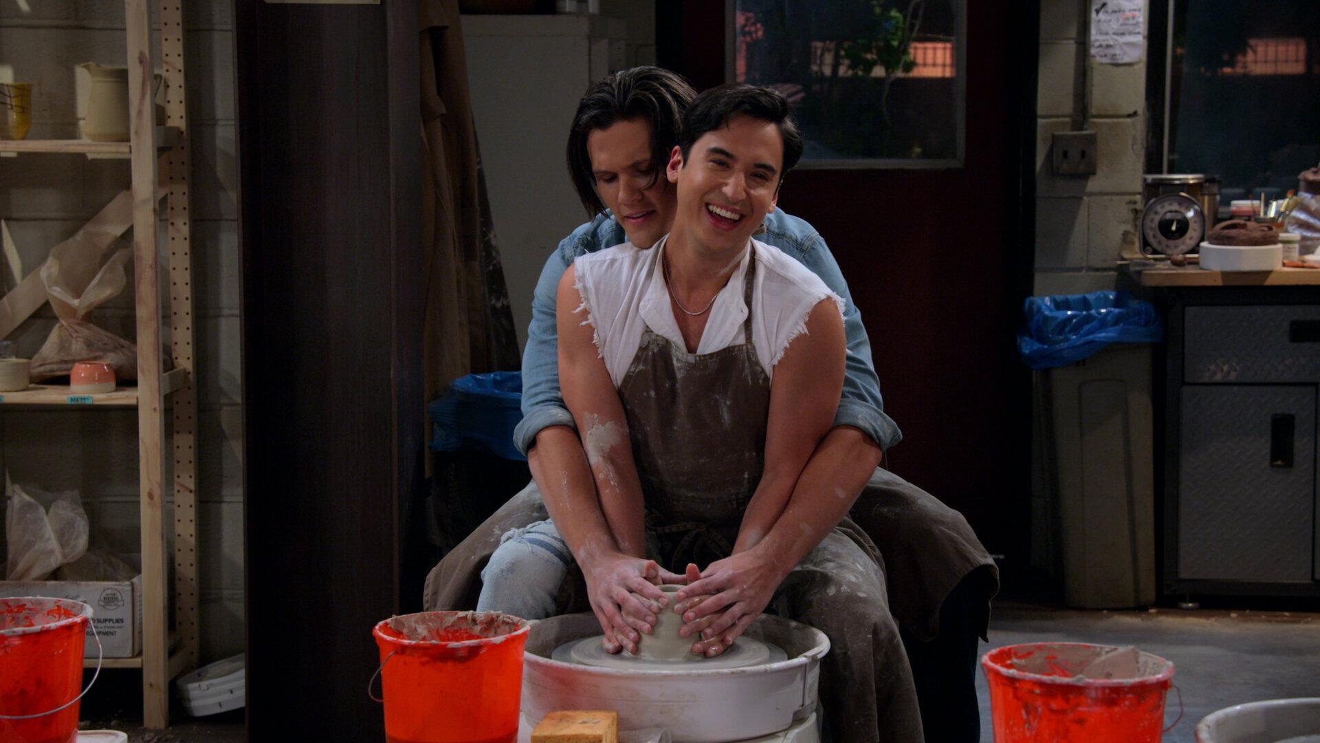 Still from Here’s the tea! Jayden found a pottery twunk!