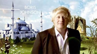 Still from Boris Johnson