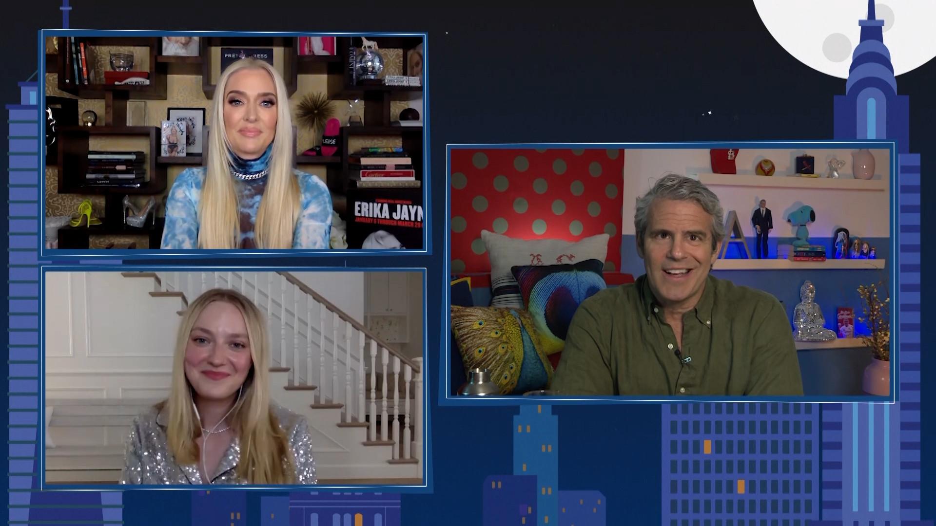 Still from Erika Jayne & Dakota Fanning