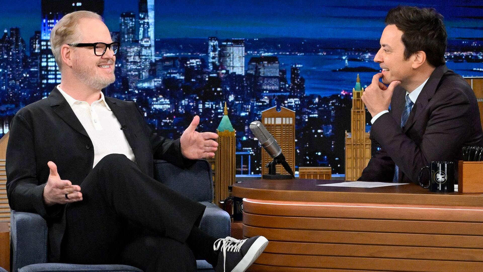 Still from Jim Gaffigan, Cole Escola, Andrew Huberman, Shaboozey