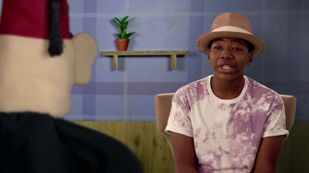 Still from Grunkle Stan's Lost Mystery Shack Interview - Mekai Curtis from Kirby Buckets