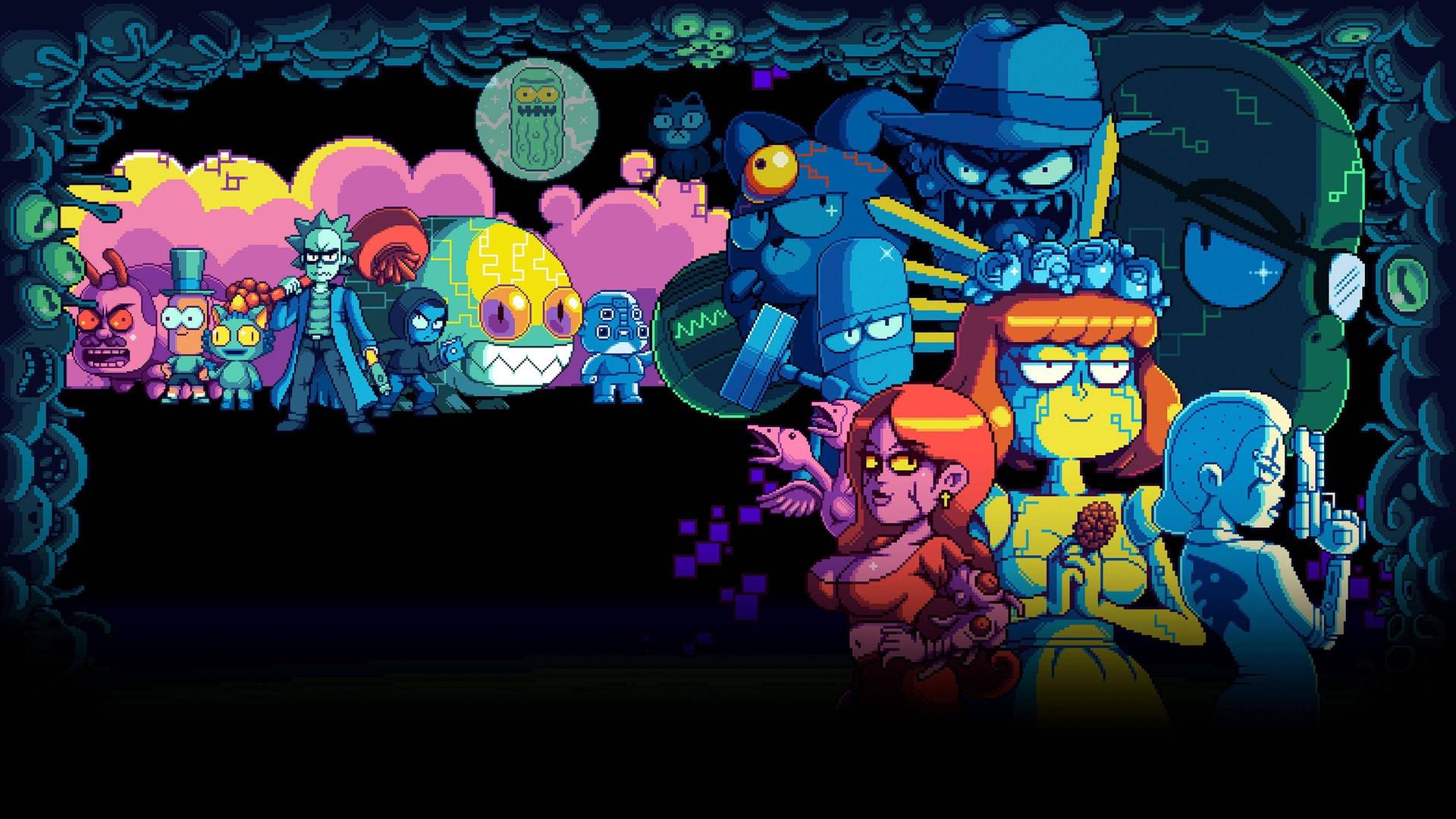 Still from Rick and Morty in the Eternal Nightmare Machine