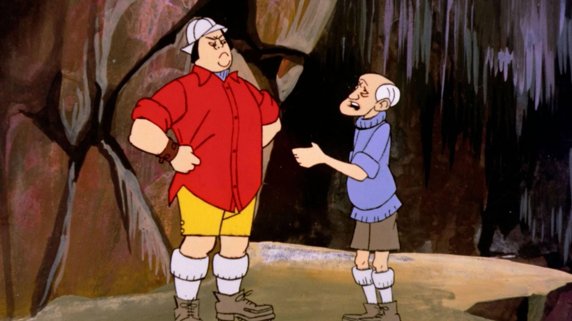 Still from The Mysterious Moles