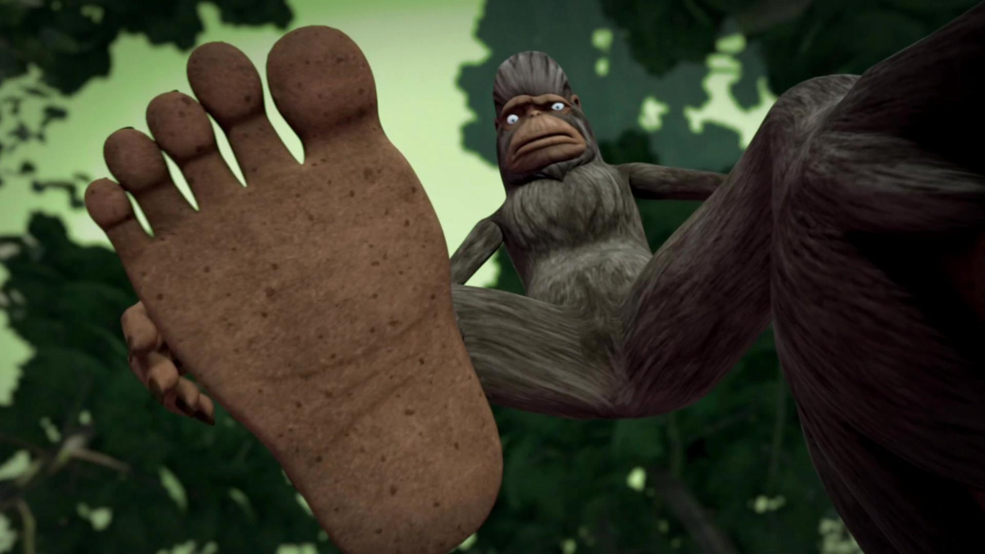 Still from A Foot Too Big
