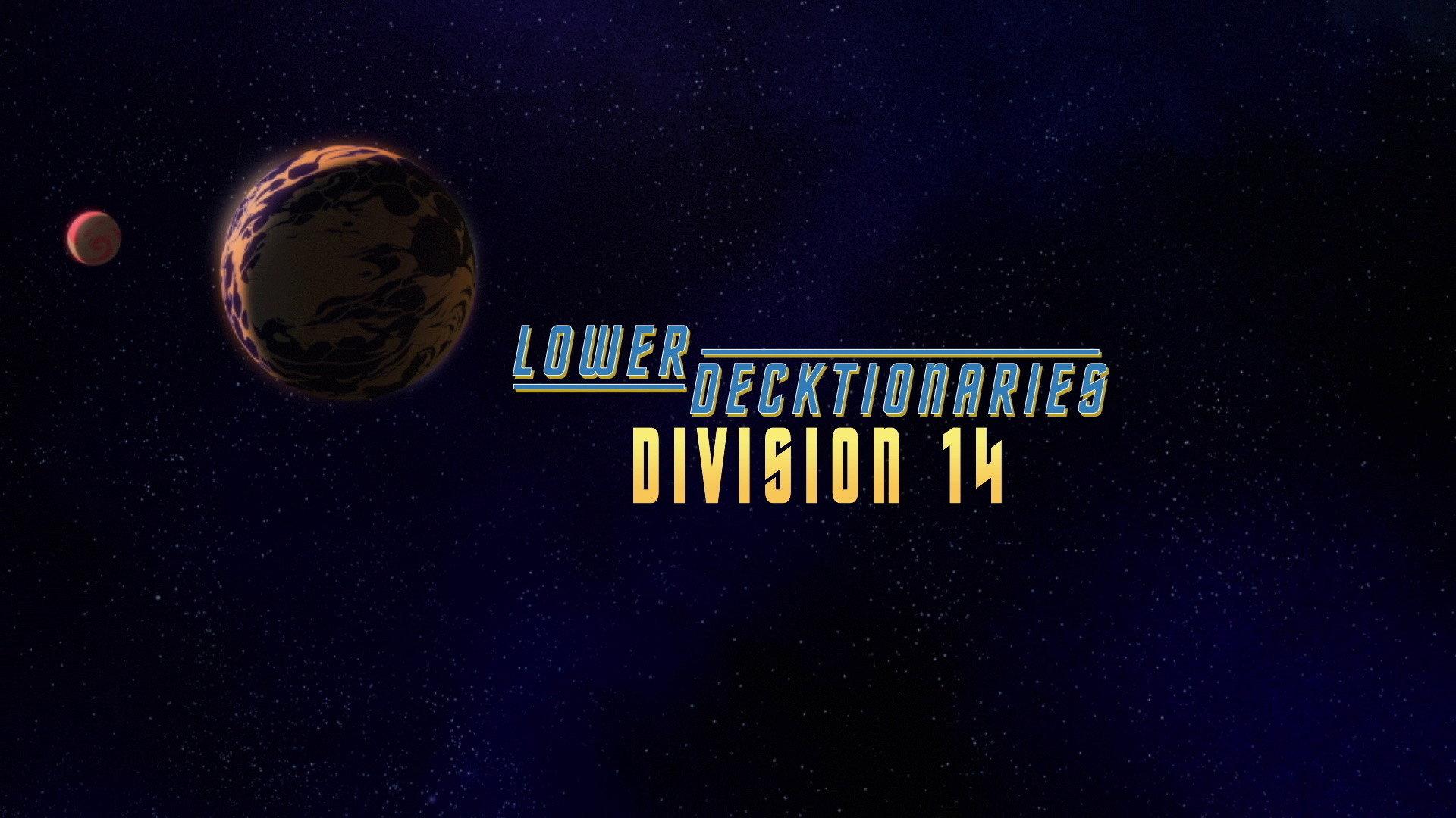 Still from Lower Decktionaries - Division 14
