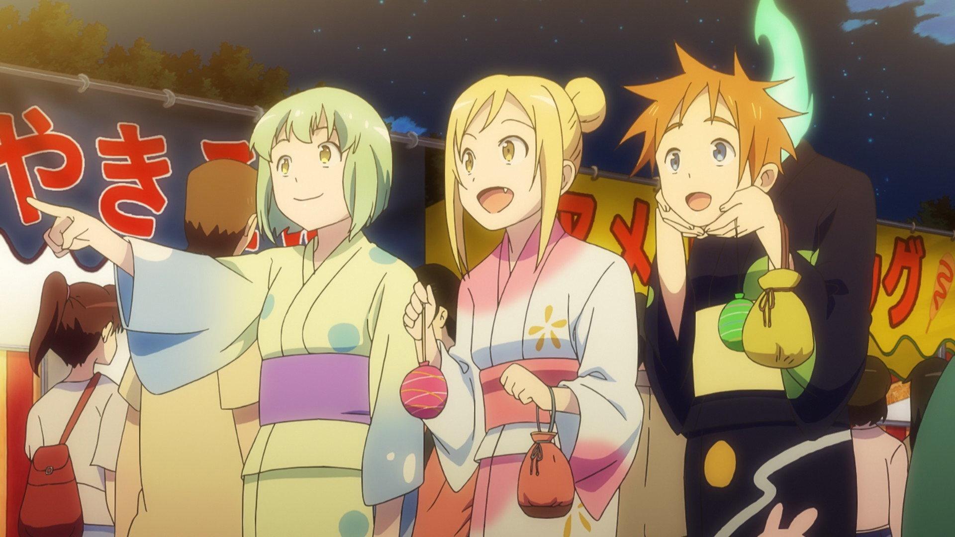 Still from The Demi-chans' Summer Break