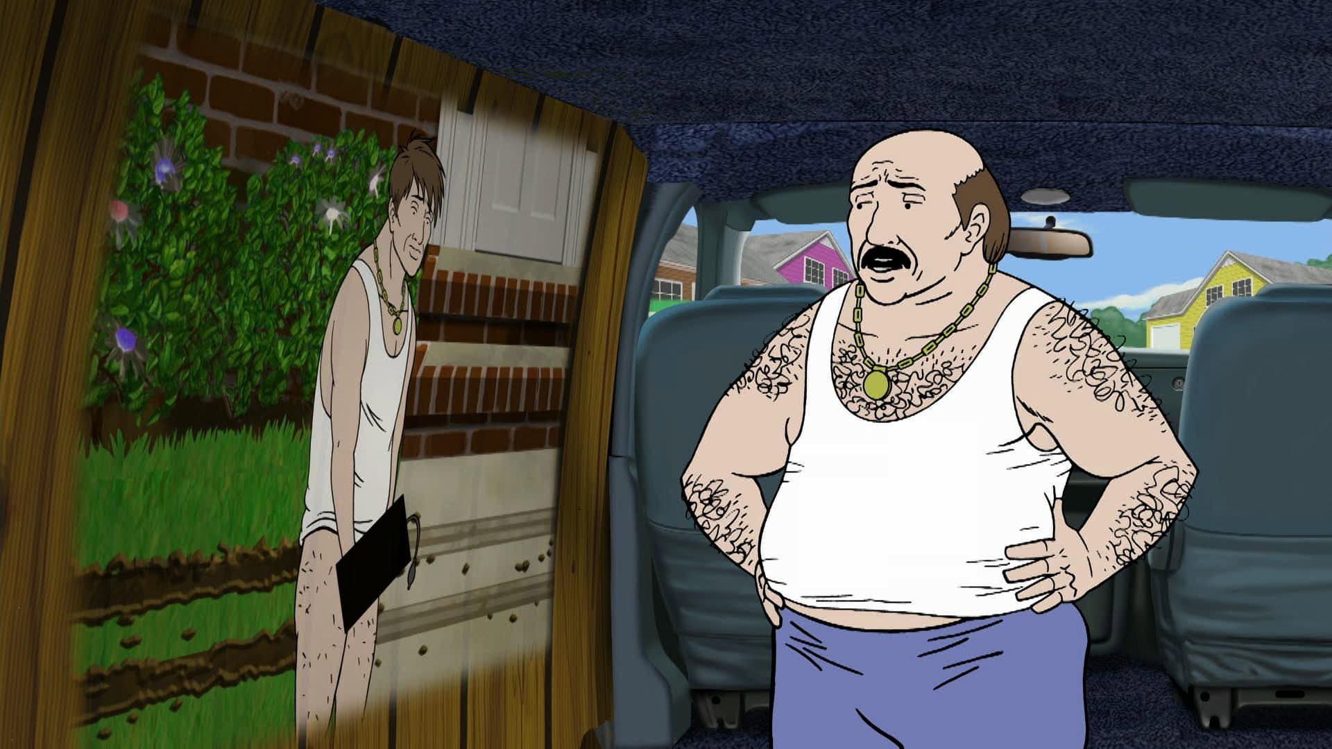 Still from Larry Miller Hair System