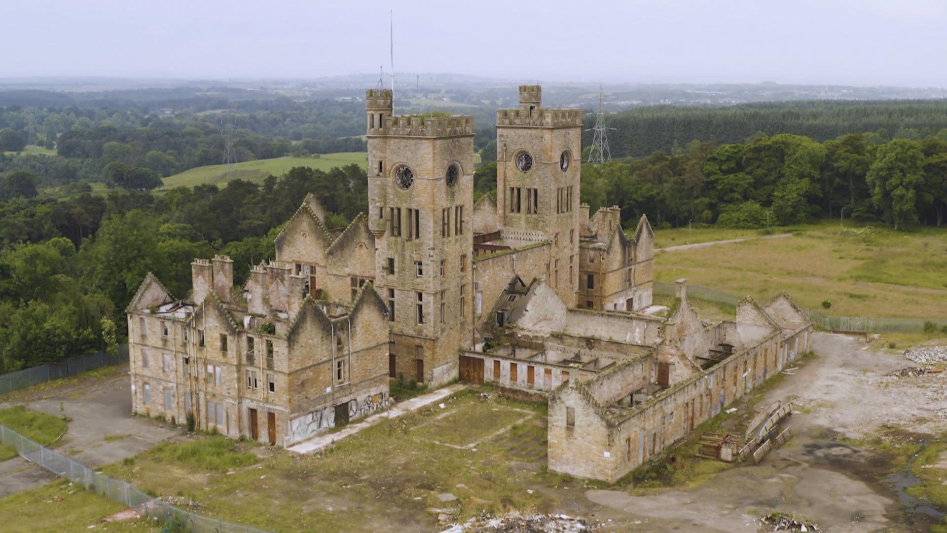 Still from Psychiatric Ruins of Scotland