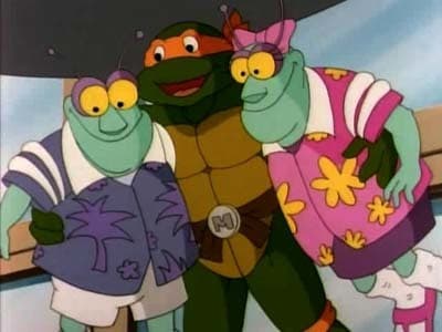 Still from Welcome Back, Polarisoids