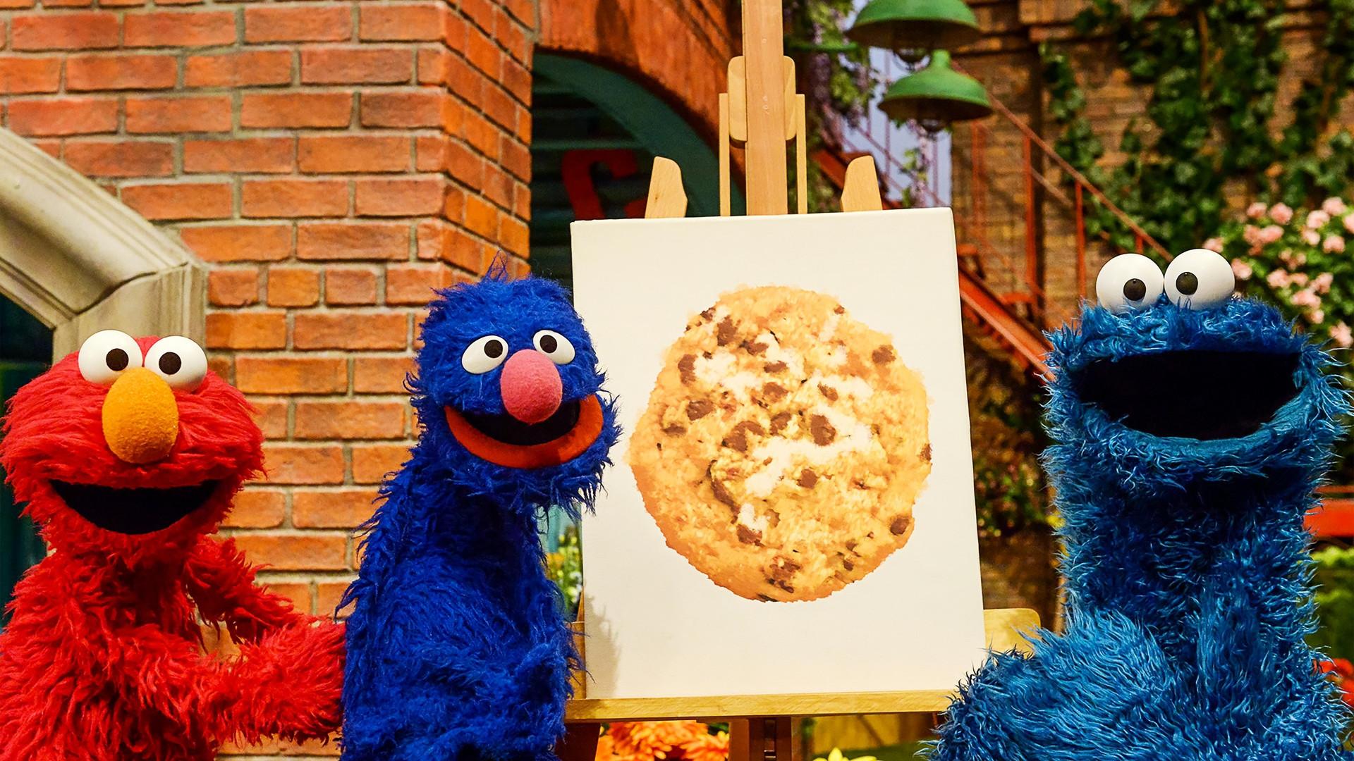 Still from Painting with Cookie Monster