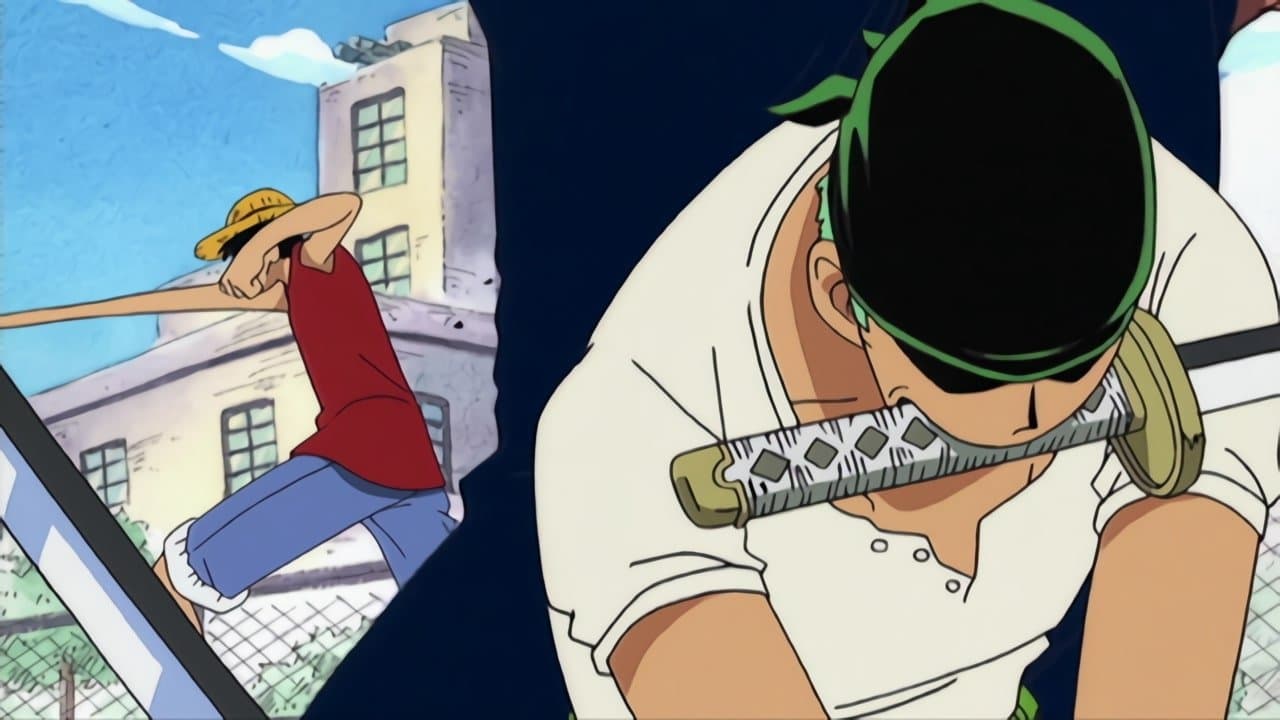 Still from Morgan VS Luffy! Who's This Beautiful Young Girl?