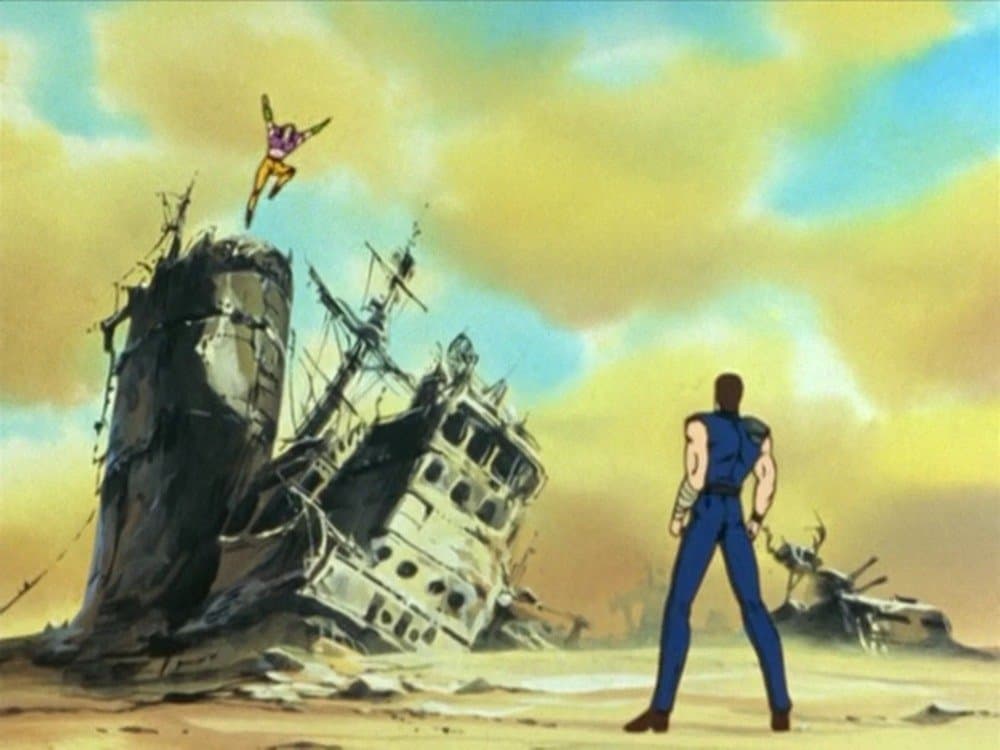 Still from The Evil Palace in Flames! Just One More Step to Reach You, Shin!