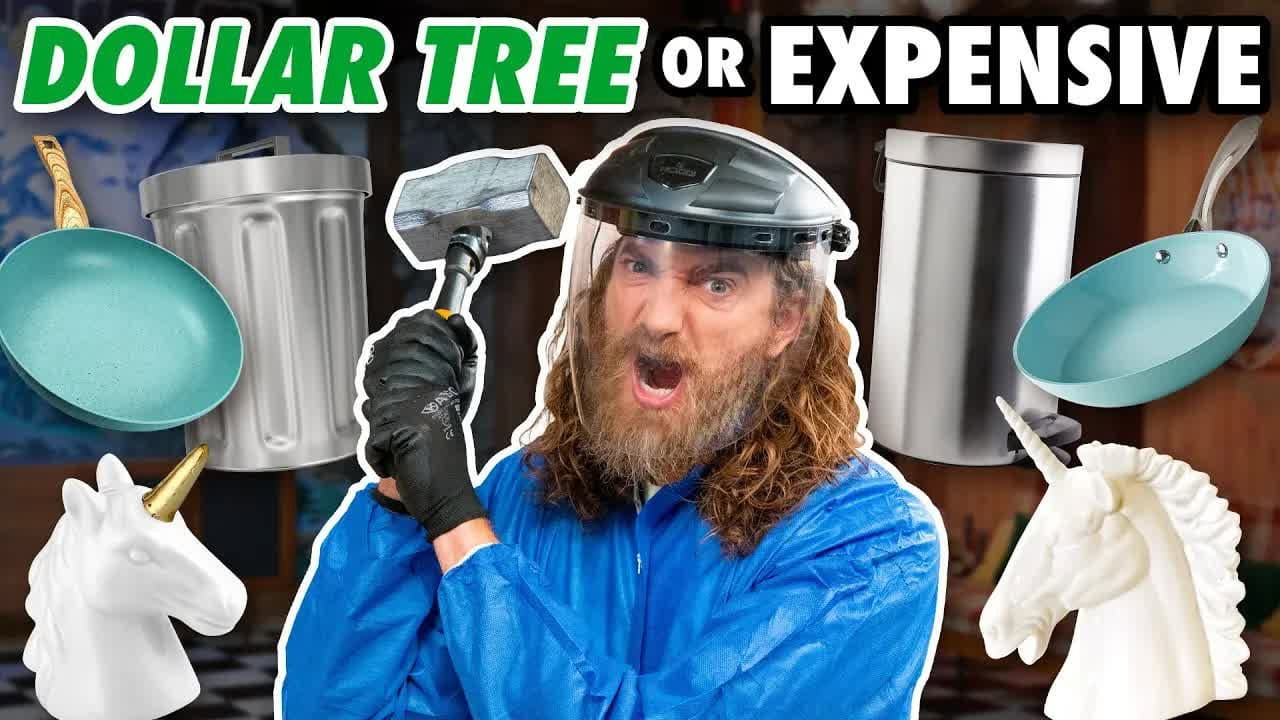 Still from Dollar Store vs. Expensive Product Challenge