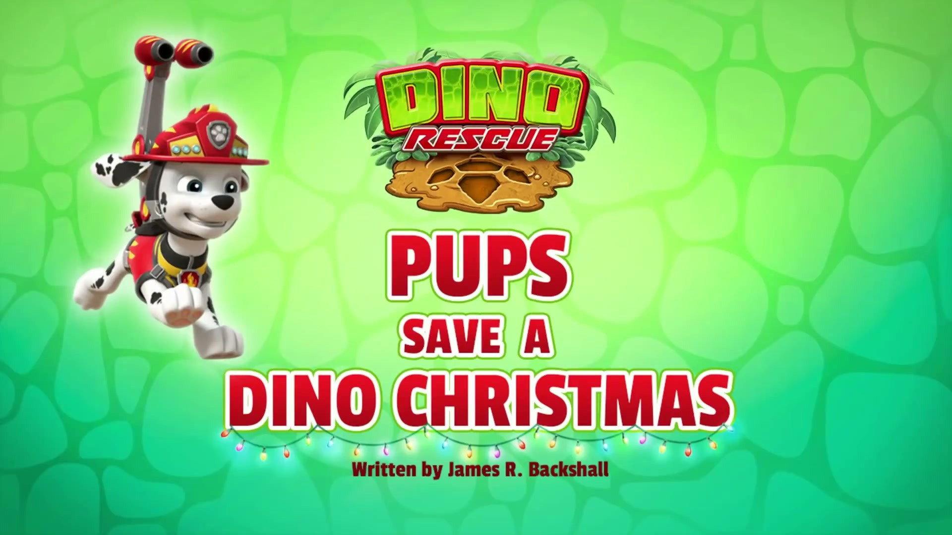 Still from Dino Rescue: Pups Save a Dino Christmas