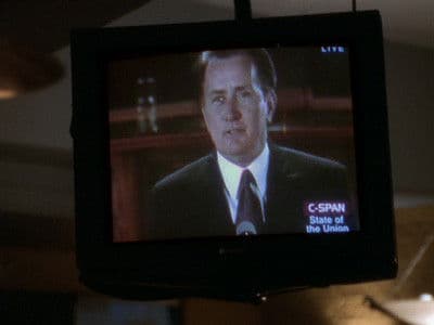 Still from Bartlet's Third State of the Union