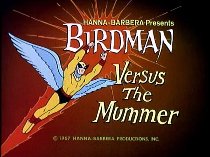 Still from Birdman Versus the Mummer