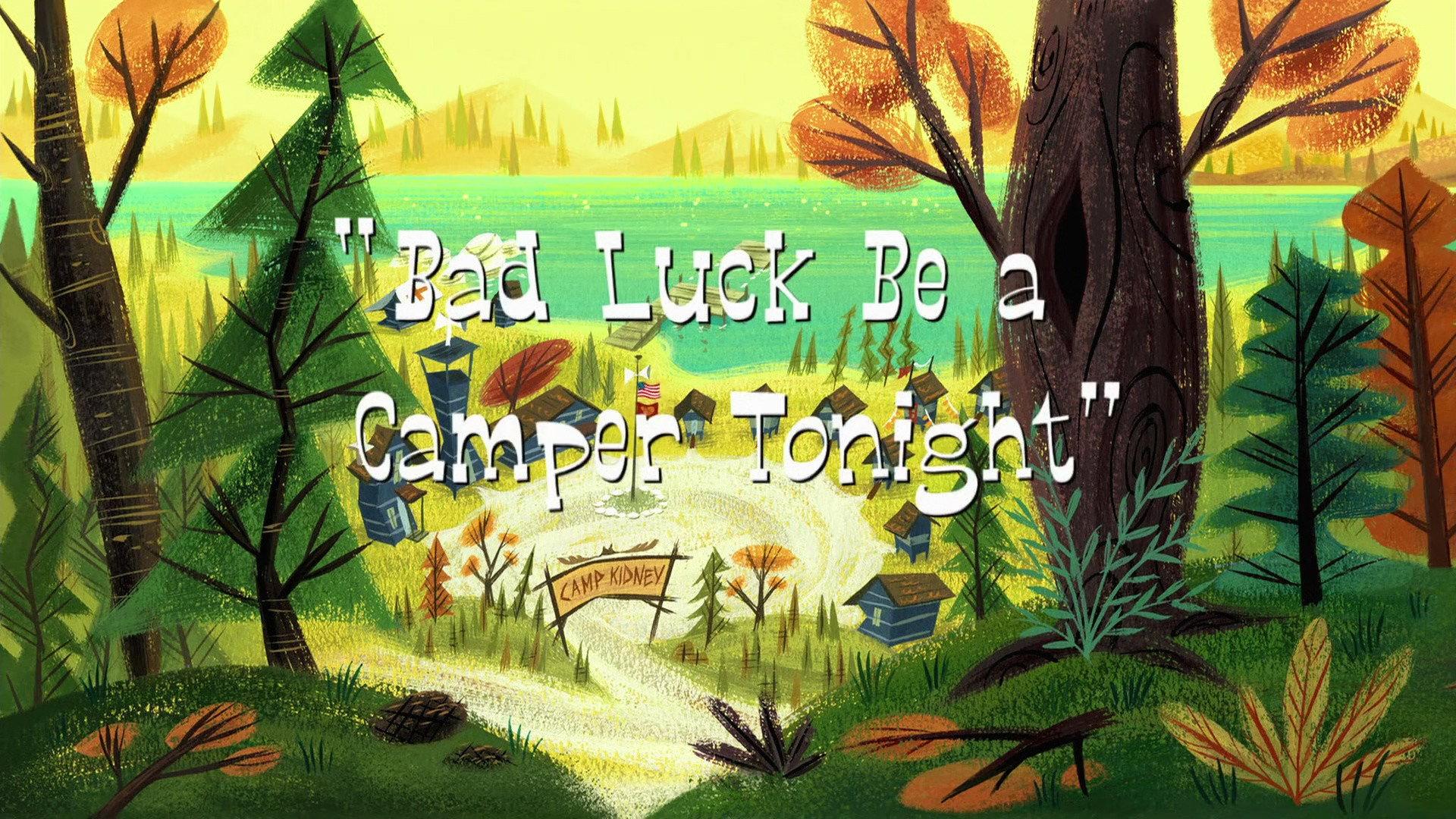 Still from Bad Luck Be a Camper Tonight