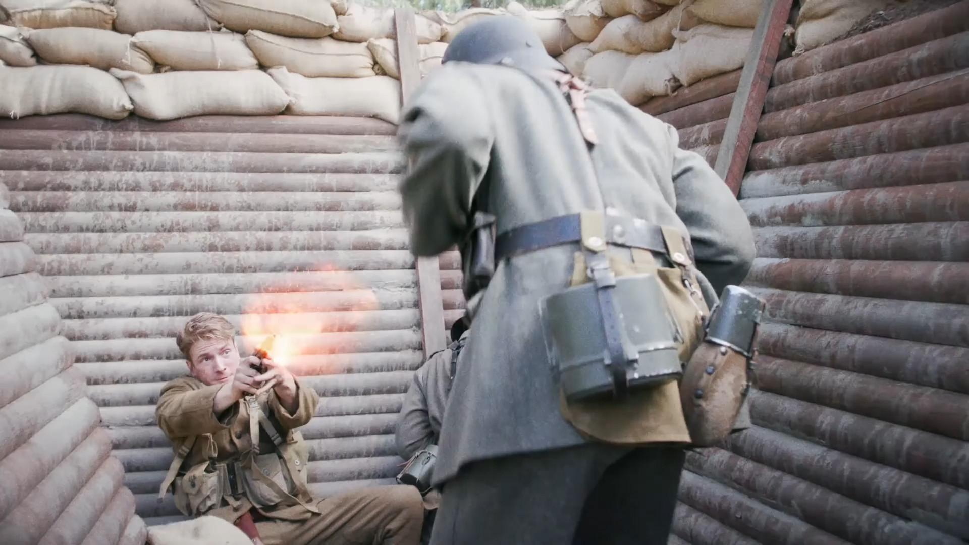 Still from All Out War