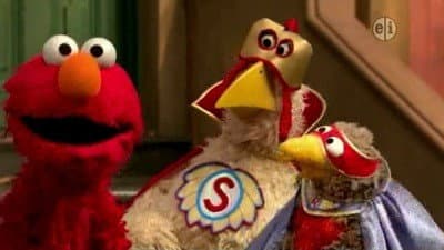 Still from Elmo Steps In for Super Grover