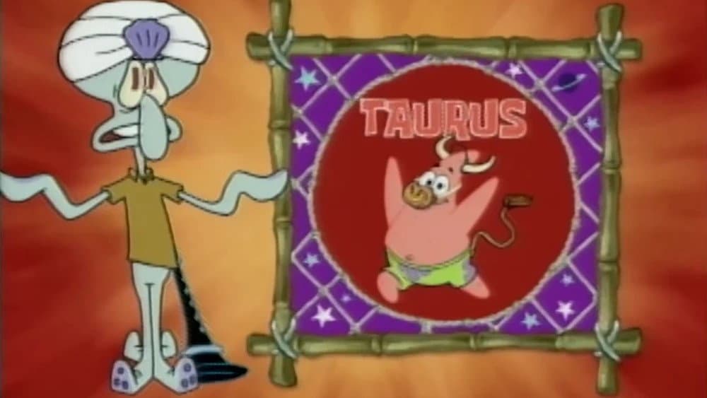 Still from Astrology With Squidward: Taurus