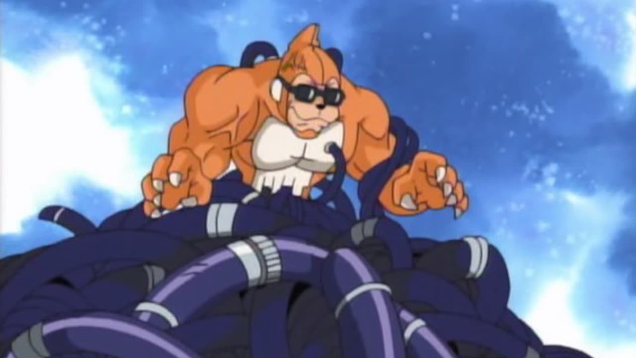 Still from The Earthquake of Metalgreymon