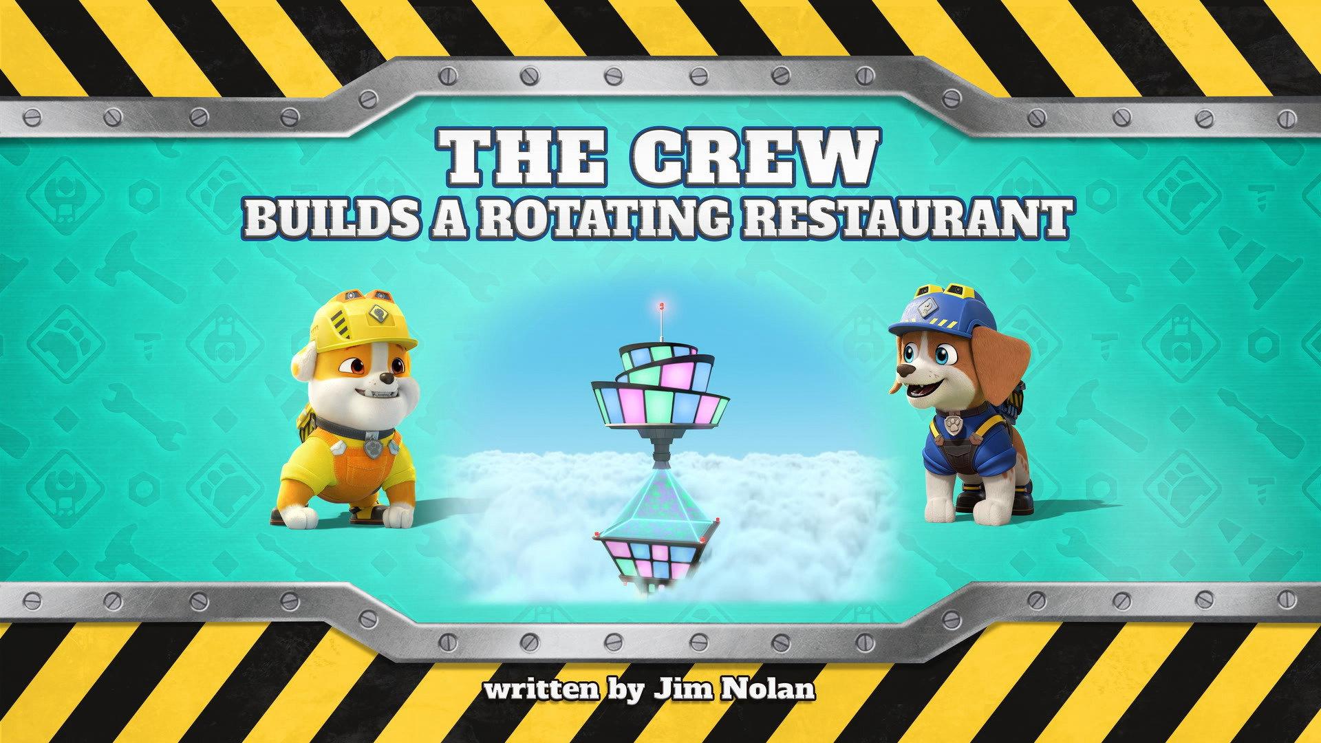 Still from The Crew Builds a Rotating Restaurant