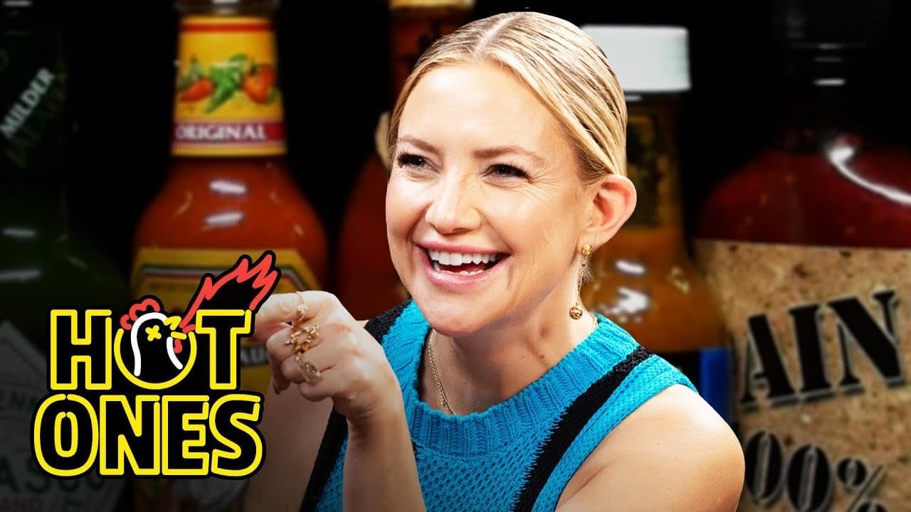 Still from Kate Hudson Stays Positive While Eating Spicy Wings