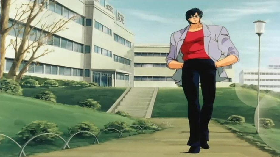 Still from Ryo is being tricked! Saeko's gift