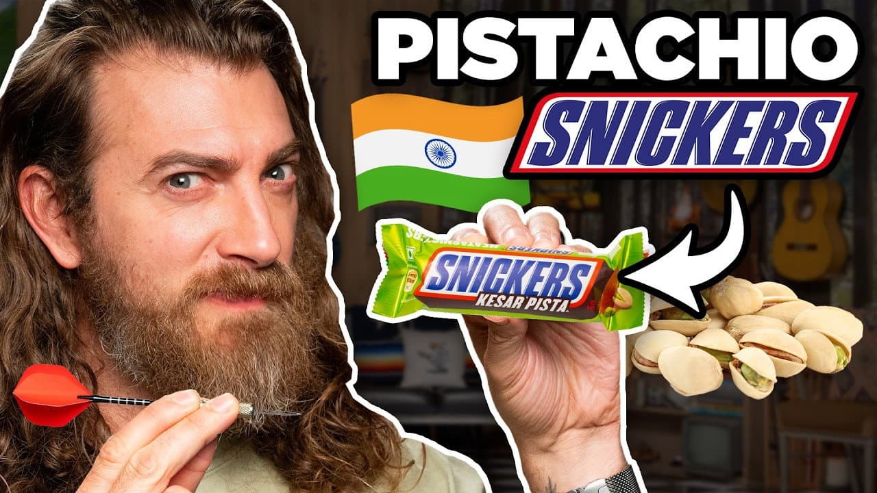 Still from International Snickers Taste Test