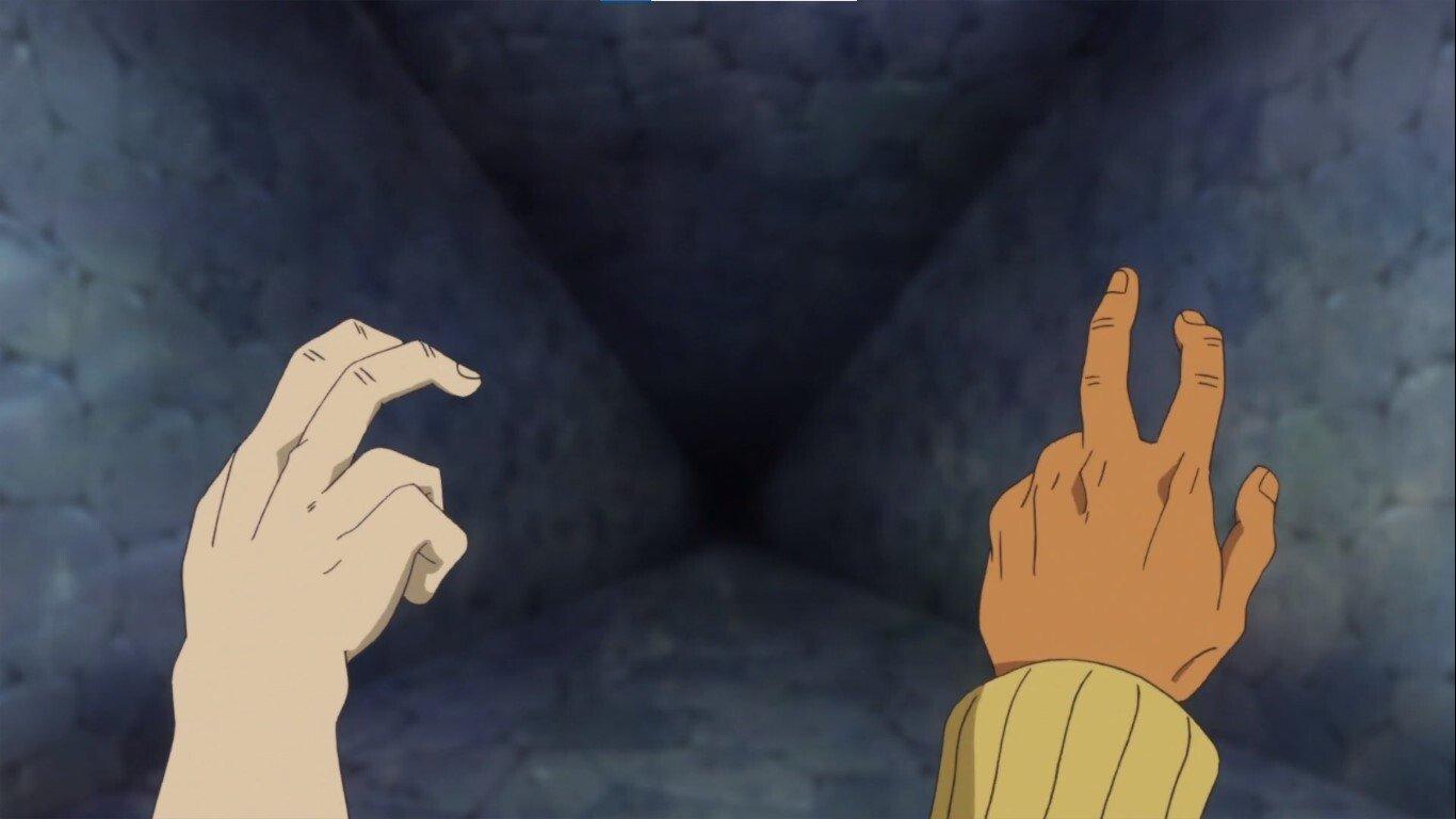 Still from A Desperate Situation! Luffy Gets Caught in a Trap!