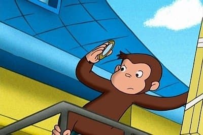 Still from Curious George, Spy Monkey