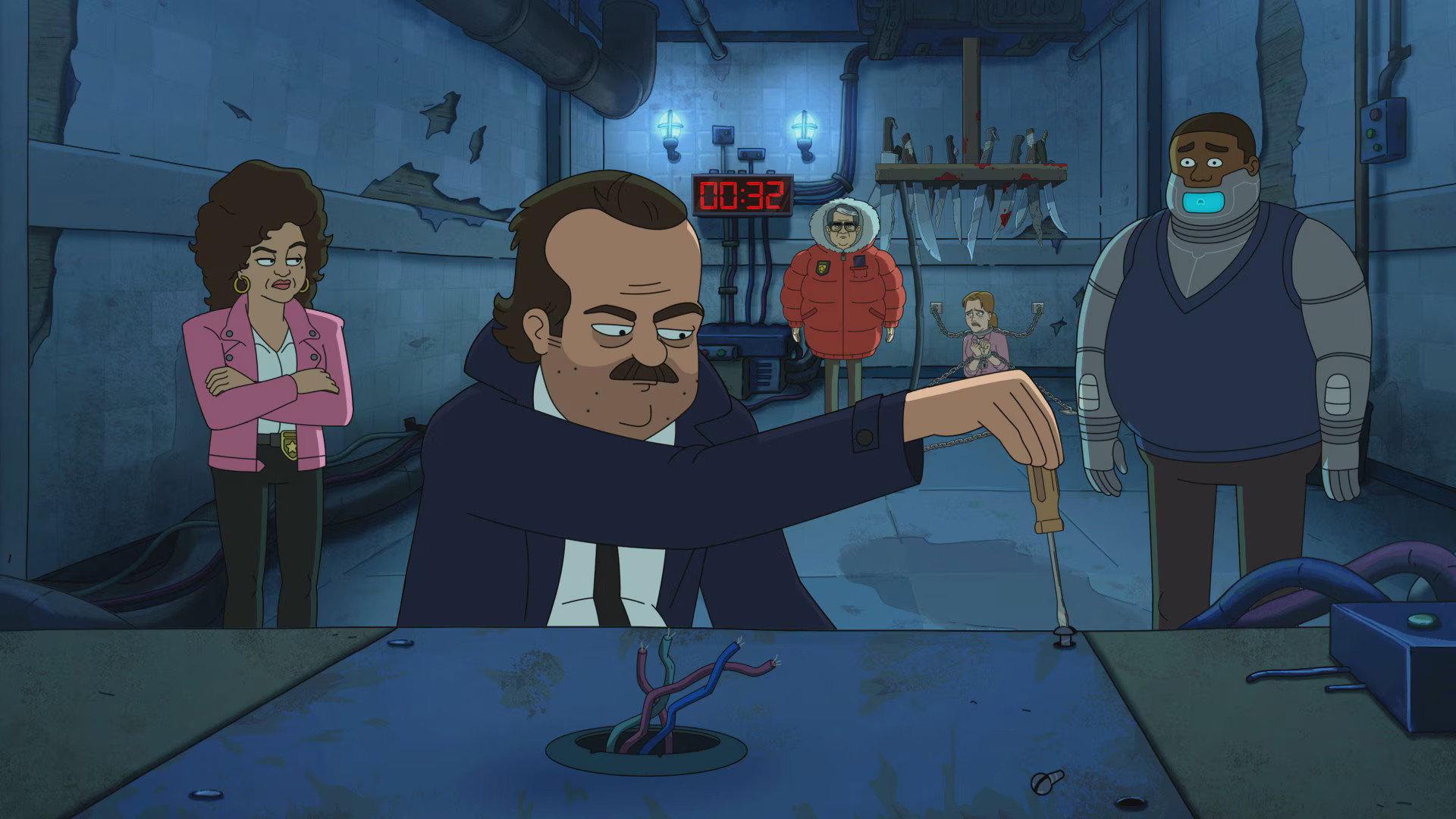 Still from Murder on the Splurt Express