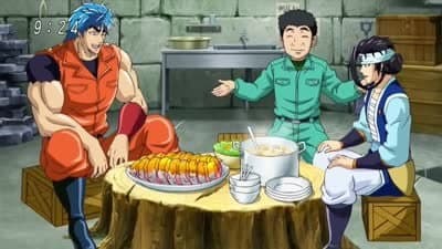 Still from Tension! Toriko's Knife Vs Melk's Kitchen Knife!