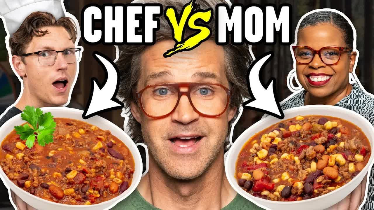 Still from Pro Chef vs. Home Cooking Taste Test