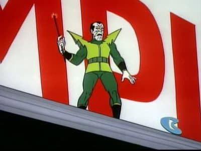 Still from The Mysterious Molecule Man