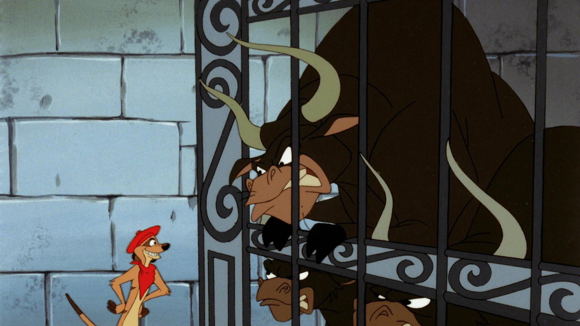 Still from The Running of the Bullies