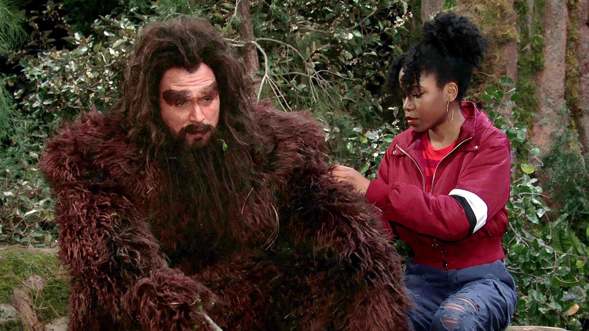 Still from My Dinner with Bigfoot