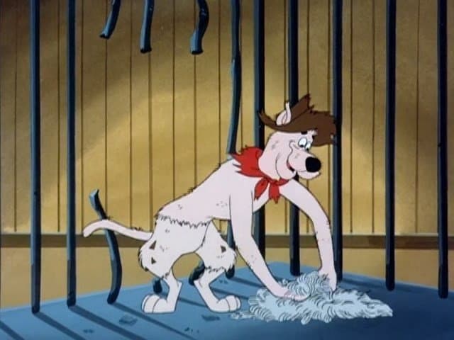 Still from Slippery Dan, the Escape Man