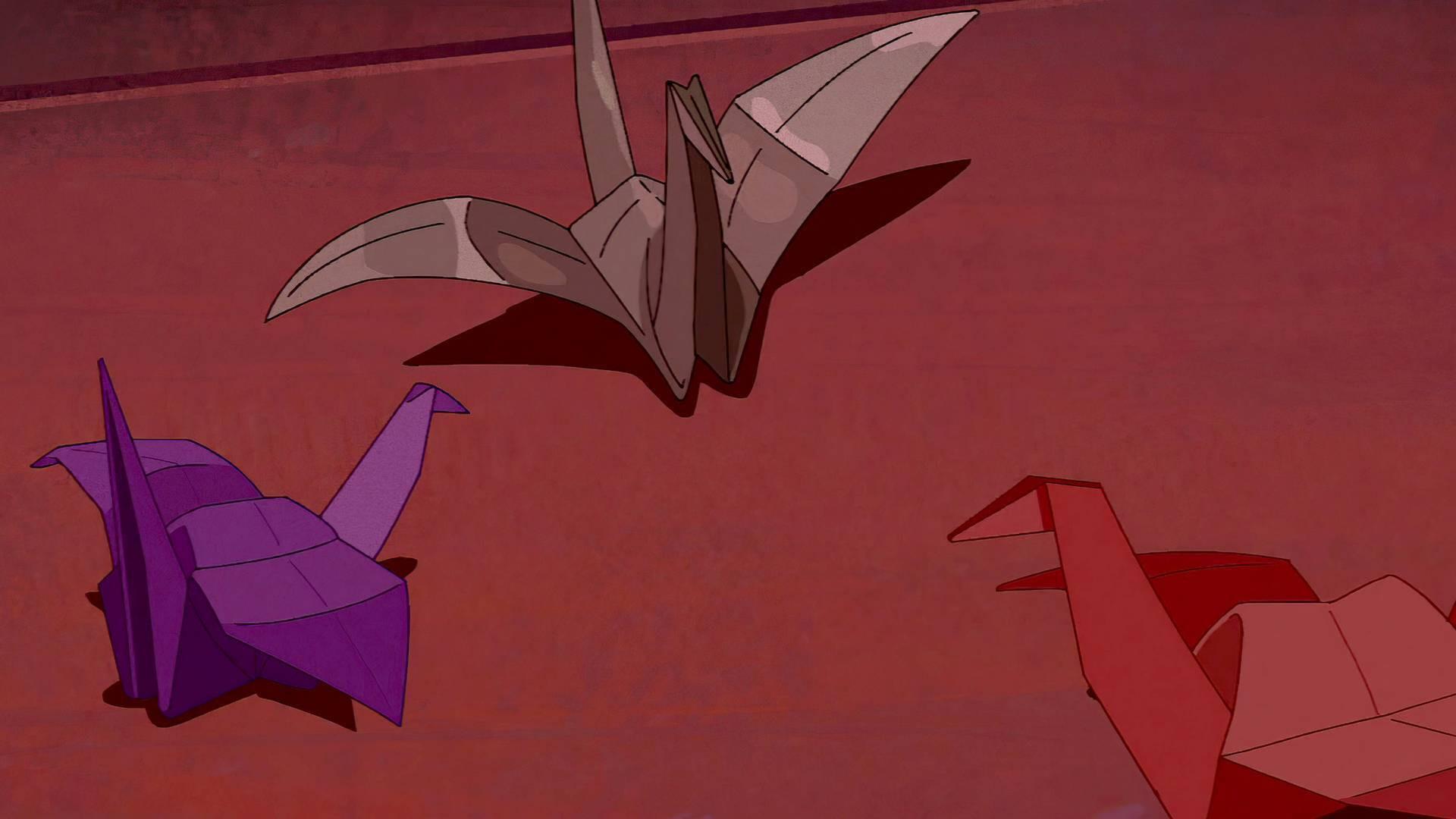 Still from The Origami Car