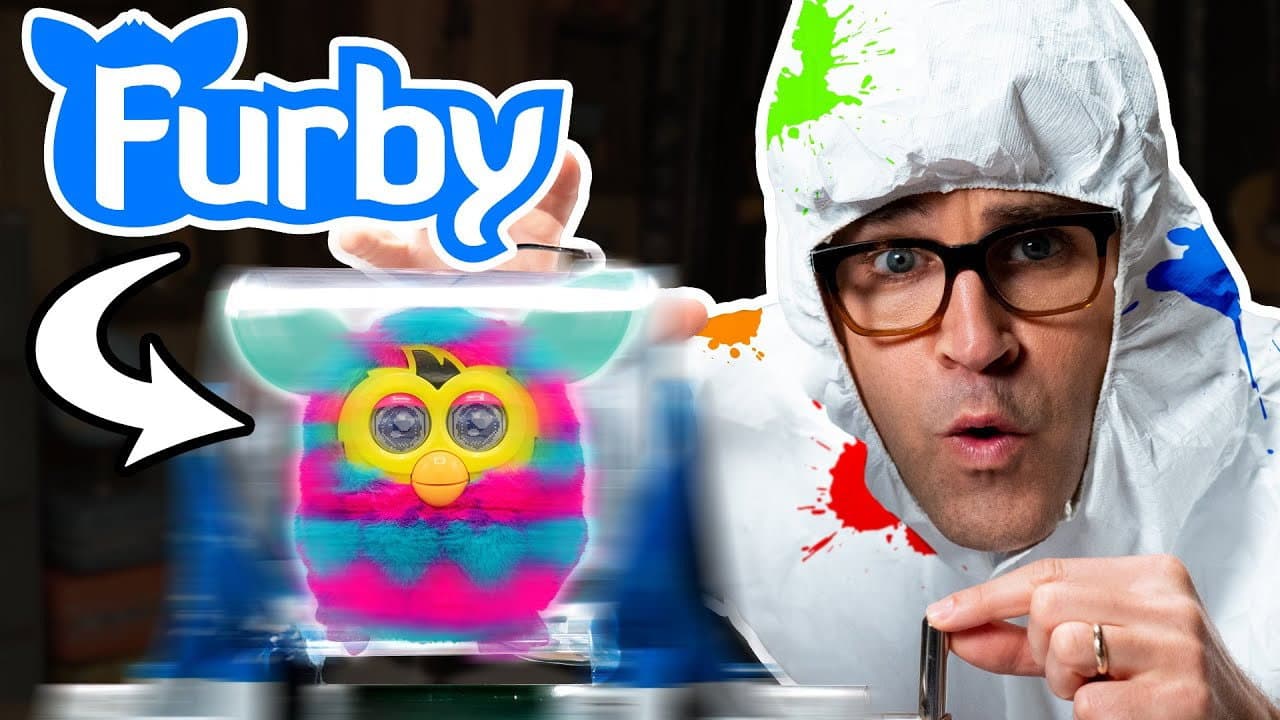 Still from Putting Weird Things In A Paint Shaker (TEST)