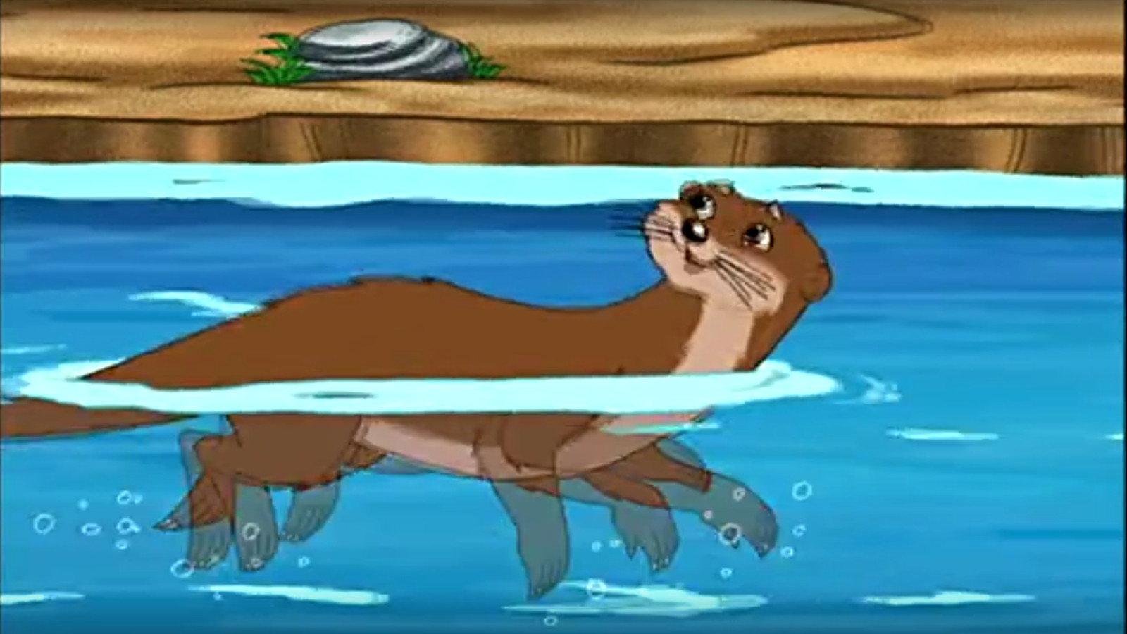 Still from Diego and Alicia Save the Otters!