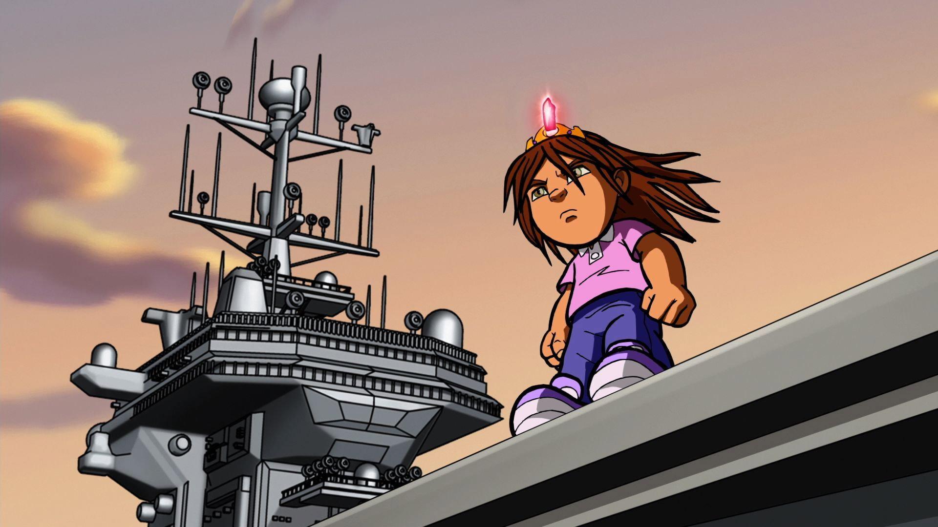 Still from A Brat Walks Among Us!
