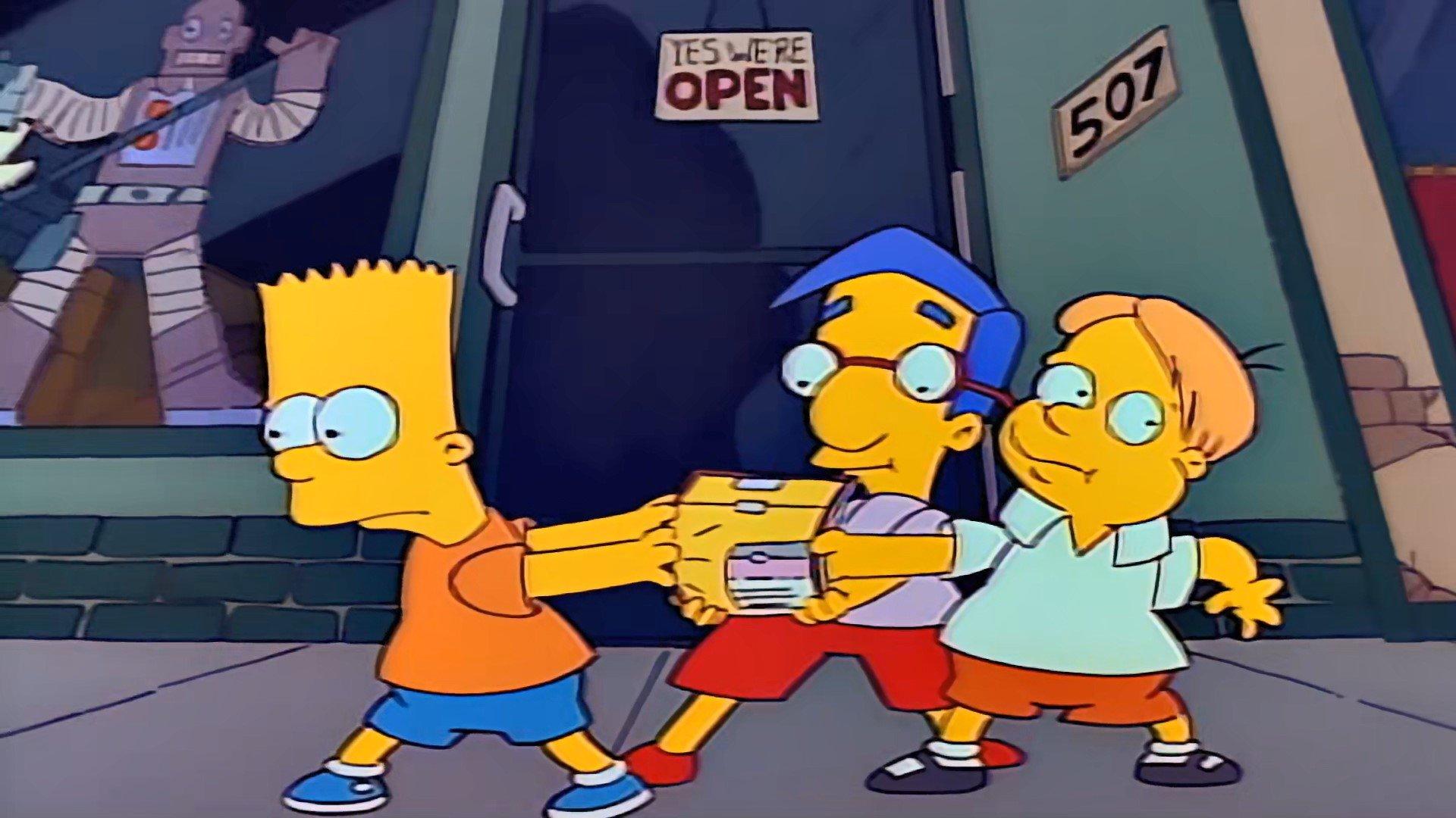 Still from Three Men and a Comic Book
